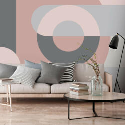 Artgeist Fotótapéta - Geometric Wreath (Pink) 150x105