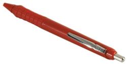 ICO Golyóstoll nyomógombos 0, 8mm, műanyag piros test Apollo K, írásszín piros (9010142015) - web24