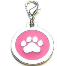  Tappancsos kutyaékszer - rózsaszín