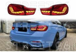 Tuning - Specials Stopuri OLED compatibil cu BMW Seria 4 F32 F33 F36 M4 F82 F83 (2013-03.2019) Rosu Clar cu Semnal Dinamic Secvential (6353)