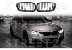Tuning - Specials Grile Centrale compatibil cu BMW Seria 3 F30 F31 (2012-2019) M Design Negru Lucios (64)