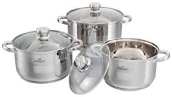 BOHMANN Set oale Bohmann, 6 piese, 5.1-7.7 l, capace sticla, inox (BH06375)