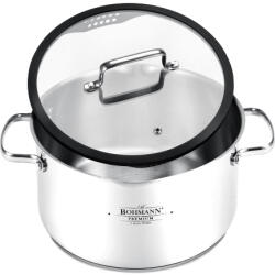 BOHMANN Cratita Bohmann, 24 x 13 cm, 5.9 l, inox, capac sticla (BP083024)