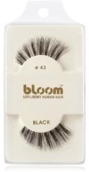  Bloom Natural ragasztható műszempilla természetes hajból No. 43 (Black) 1 cm