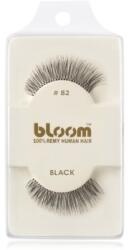 Bloom Natural ragasztható műszempilla természetes hajból No. 82 (Black) 1 cm
