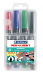 Centropen Marker Centropen 8510/4 permanent 4 szín hengeres hegy 2, 5 mm (2010200632)