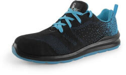 CXS CXS TEXLINE KORNAT O1 alacsony cipő, fekete-kék, 37-es méret (2123-032-806-37)