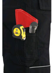 CXS Derék nadrág CXS ORION TEODOR, férfi, fekete-piros, 64-es méret (1020-003-805-64)