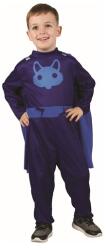 GoDan Costum super-erou, albastru - 98-104 cm (SL BN98) Costum bal mascat copii