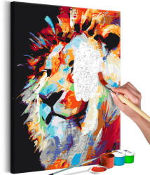 Artgeist Kifestő - Portrait of a Colourful Lion 40x60