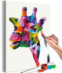 Artgeist Kifestő - Colourful Giraffe 40x60