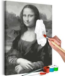 Artgeist Kifestő - Black and White Mona Lisa 40x60