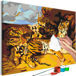Artgeist Kifestő - Young Tiger With Mother 60x40