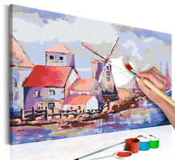 Artgeist Kifestő - Windmills (Landscape) 60x40