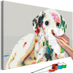 Artgeist Kifestő - Colourful Puppy 60x40