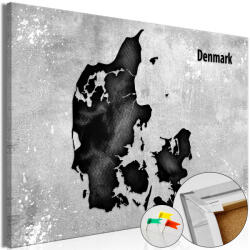 Artgeist Kép parafán - Scandinavian Beauty [Cork Map] 90x60