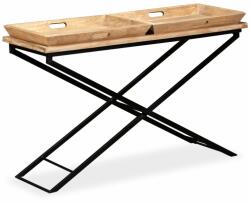 vidaXL Masă consolă Lemn masiv de mango 130x40x80 cm (244897)