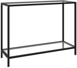 vidaXL Masă consolă, transparent, 100 x 35 x 75 cm, sticlă securizată (322835)