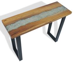vidaXL Masă consolă Lemn de tec 100 x 35 x 75 cm (245065) - vidaxl