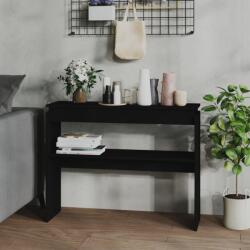 vidaXL Masă consolă, negru, 102x30x80 cm, PAL (808324)