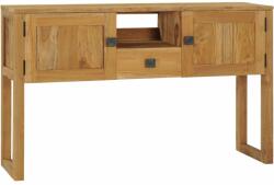 vidaXL Masă consolă, 120 x 32 x 75 cm, lemn masiv de tec (288844)