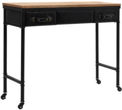 vidaXL Masă consolă, MDF și lemn de brad, 100 x 33, 5 x 80 cm (245758) - vidaxl