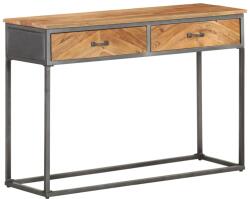 vidaXL Masă consolă, 110x35x75 cm, lemn masiv de acacia (323527)