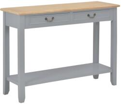 vidaXL Masă consolă, gri, 110 x 35 x 80 cm, lemn (249902) - vidaxl