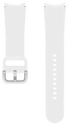 Samsung Galaxy Watch 4 (44mm) / Watch 4 Classic (46mm) SM-R870 / R890, szilikon pótszíj, M / L méret, állítható, izzadtságátló, sport, fehér, gyári