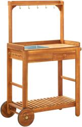 vidaXL Cărucior bucătărie grădină, 92x43, 5x141, 5 cm, lemn de acacia (43986)