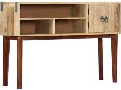 vidaXL Masă consolă, 115x30x76 cm, lemn masiv de mango nefinisat (282746)