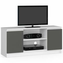 AKORD TV állvány 120 cm - Akord Furniture - fehér / szürke