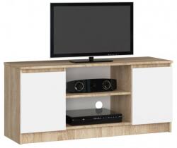 AKORD TV állvány 120 cm - Akord Furniture - sonoma tölgy / fehér