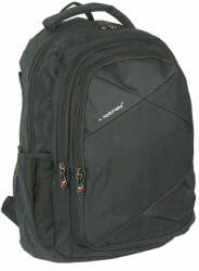 Adventurer 3+2 zsebes fekete vászon hátizsák Adventurer (AT 5296 fekete)