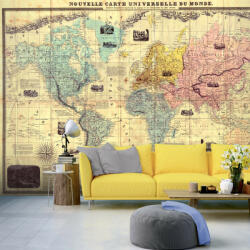 Artgeist Fotótapéta - Nouvelle Carte Universelle Du Monde 400x280