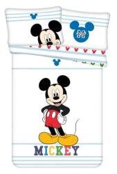 Jerry Fabrics Disney Mickey ovis ágyneműhuzat fehér 100x135cm 40x60cm (JFK960714)
