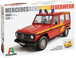 Italeri Model Kit mașină 3663 - Mercedes G230 Feuewehr (1: 24) (33-3663)