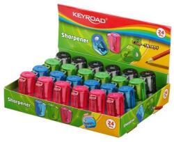 Keyroad Hegyezõ 1 lyukú tartályos 24 db/display Keyroad Cup Sharpy vegyes színek (KR972058) - tonerpiac