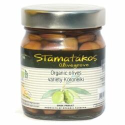 Stamatakos Masline verzi Athinolia cu cimbru si lamaie, bio, 290g, Stamatakos Olivegrove - supermarketpentrutine