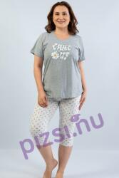 Vienetta Extra méretű halásznadrágos női pizsama (NPI831 1XL)