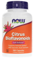 NOW Citrus Bioflavonoids si Vitamina C, Now Foods, 100 capsule