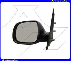 VW TRANSPORTER T6 2019.08-tól /SH, SG/ Visszapillantó tükör bal, kívúlről állítható, aszférikus tükörlappal, fekete borítással (antenna nélkül) MVW330-L