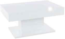 Mobikon Masuta de cafea cu spatiu de stocare din mdf alb lucios Dikaro 90x60x44 cm (0000205718) Masa de cafea