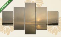 Többrészes Vászonkép, Partner Kollekció: Ködös napfelkelte(135x70 cm, S01)