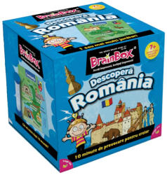 Green Board Game BrainBox - Descopera Romania