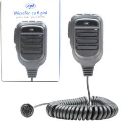 PNI Microfon de schimb pentru statie radio CB PNI Escort HP 9500, HP 8900, HP 8000L cu 6 pini (PNI-MK9500) - pcone