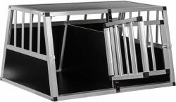 Petstuff PETSTUFF® Kutyaszállító box aluminium 89 × 69 × 50 cm 14 kg - kokiskashop