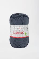 Scholler Fir textil Scholler Limone 144 pentru tricotat si crosetat, 100% bumbac, Gri Antracit, 125m (90130-144) - cusutsibrodat