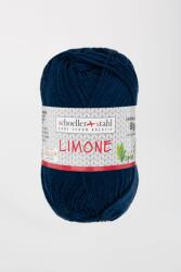 Scholler Fir textil Scholler Limone 56 pentru tricotat si crosetat, 100% bumbac, Albastru Navy, 125m (90130-56) - cusutsibrodat