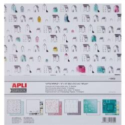 APLI Scrapbook papír 30, 5x31, 5cm APLI World 6db/csomag (13932)